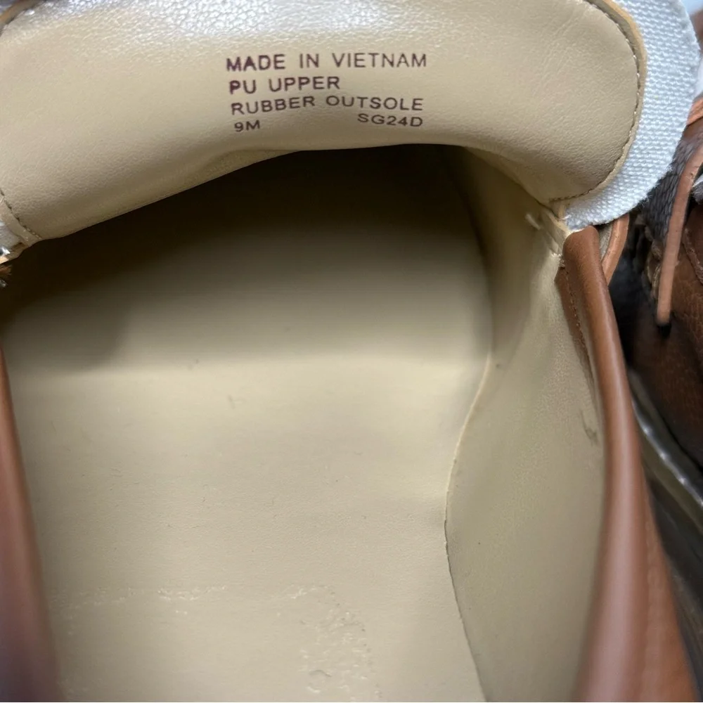 Michael Kors Brown Lug Sole Chunky Loafer 9M - Picture 13 of 16